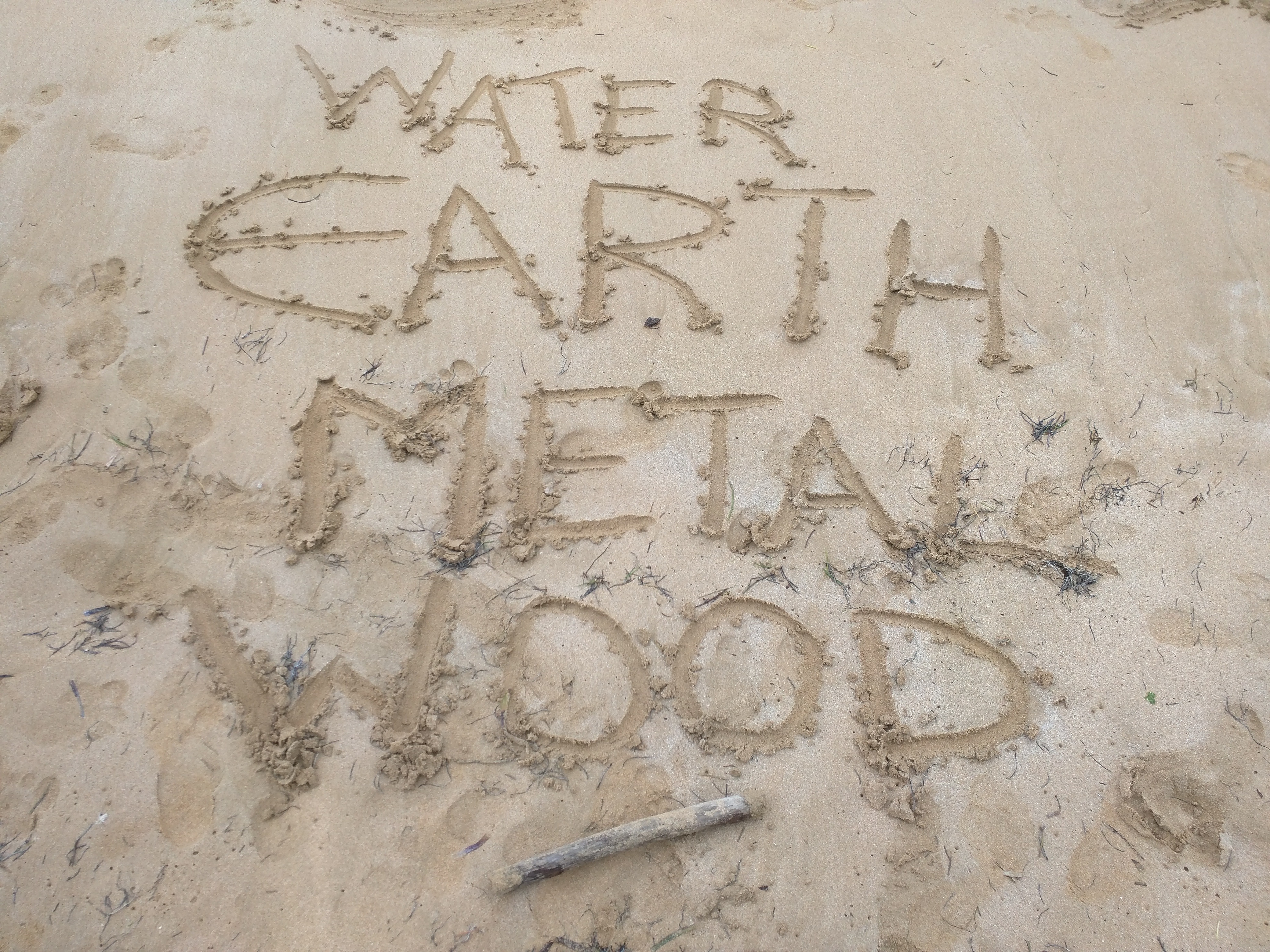 Water, Earth, Metal, Wood